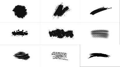 简约的手绘涂抹黑色线条转场装饰AE模板视频的预览图